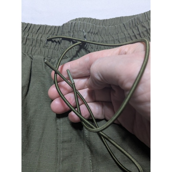 Forever 21 Men Cargo Pants Pull-on Ripstop Green - Men Large EUC - Picture 14 of 16